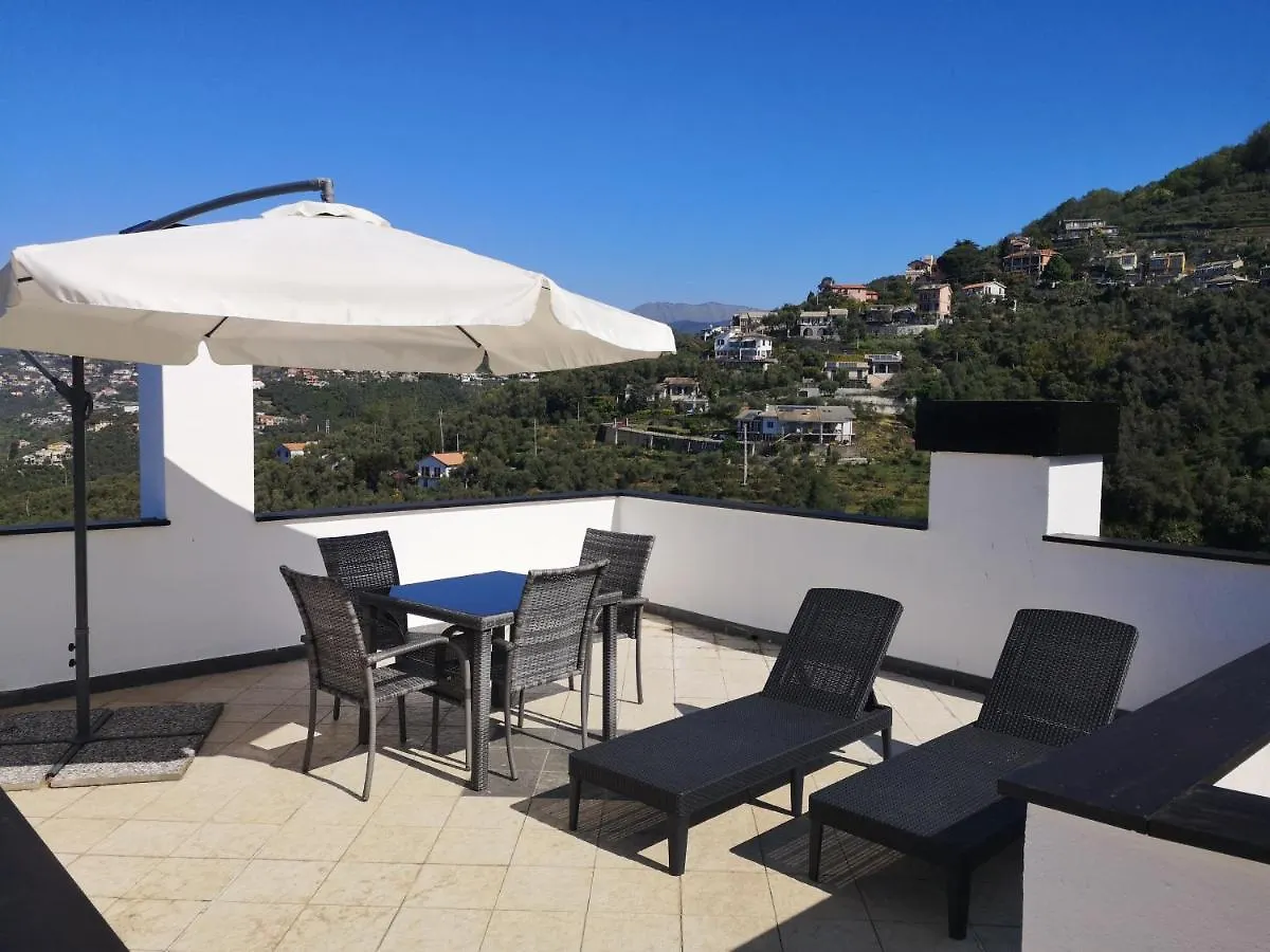 La Vivagna - Casa Vista Mare Tra Gli Ulivi Villa Leivi